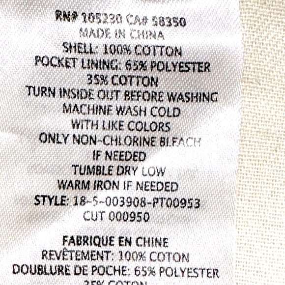 👖👠 CURRENT/ELLIOTT *NWT* Vintage Crop Slim Jeans Preppy | Ivory Cream | Sz 25 - Picture 5 of 7